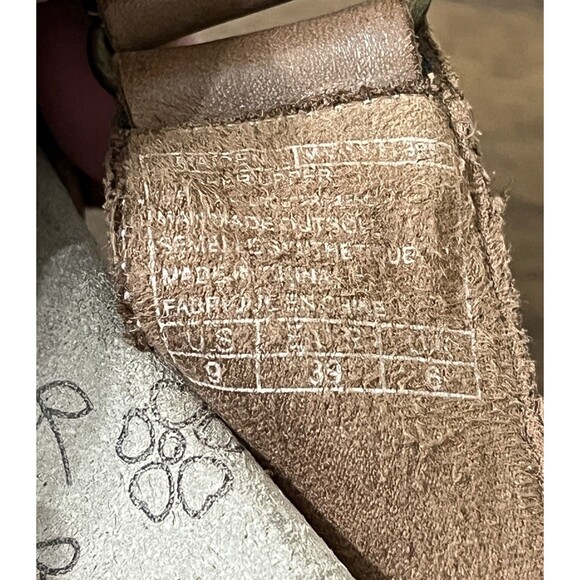 Taos Maiden Sandals Womens Sz 9m Leather Comfort Adjustable Slide Boho Hippie - Picture 9 of 9